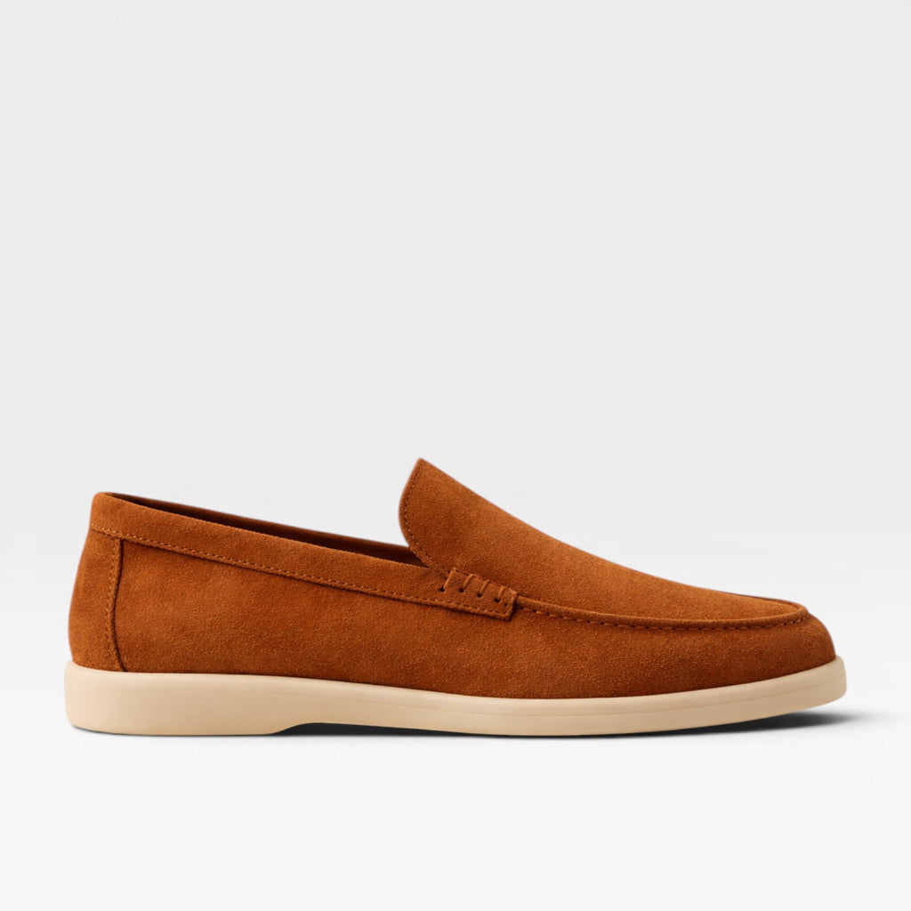 Men’s Classic Suede Loafers – Comfortable Slip-On Fit