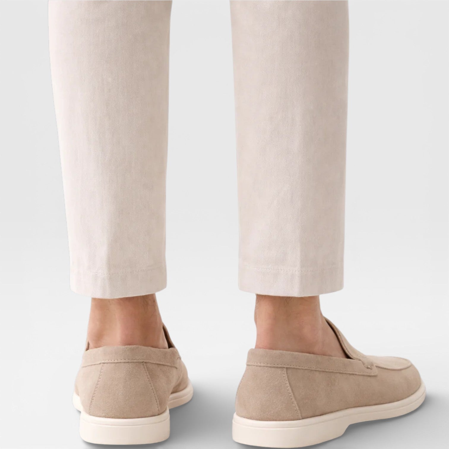 Men’s Classic Suede Loafers – Comfortable Slip-On Fit