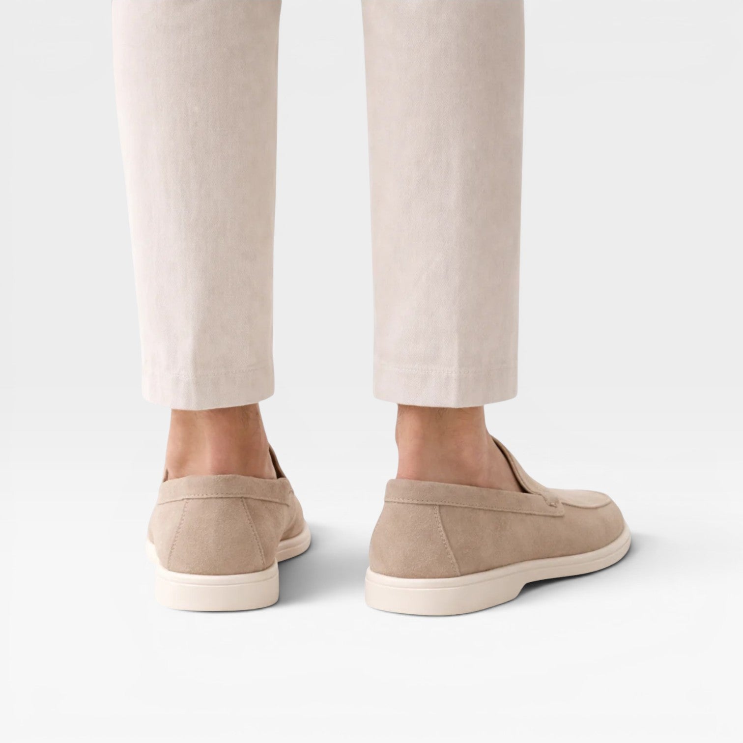 Men’s Classic Suede Loafers – Comfortable Slip-On Fit