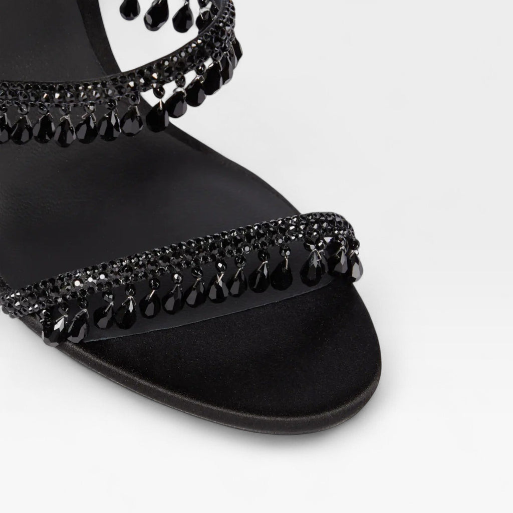 Women’s Crystal High Heel Sandals – Elegant Strappy Heels for Special Occasions