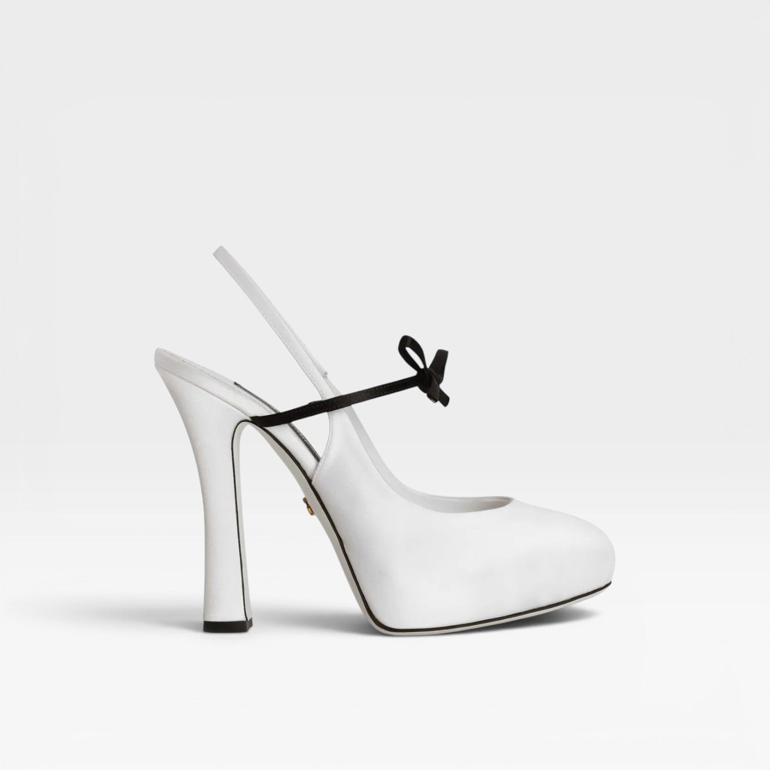 Women's Ballet Slingback Heels – Elegant Bow Sculpted Pumps for Special Occasions