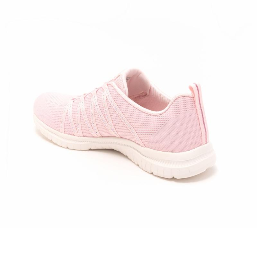 Women's Knit Sparkle Sneakers – Lightweight Slip On Comfort Trainers