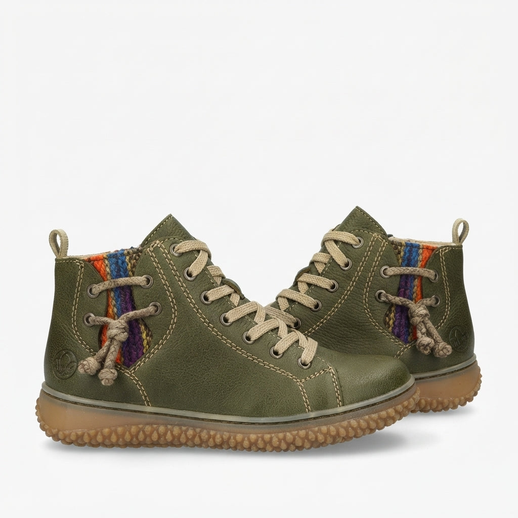 Women's Cosy Elegant Combat Ankle Boots