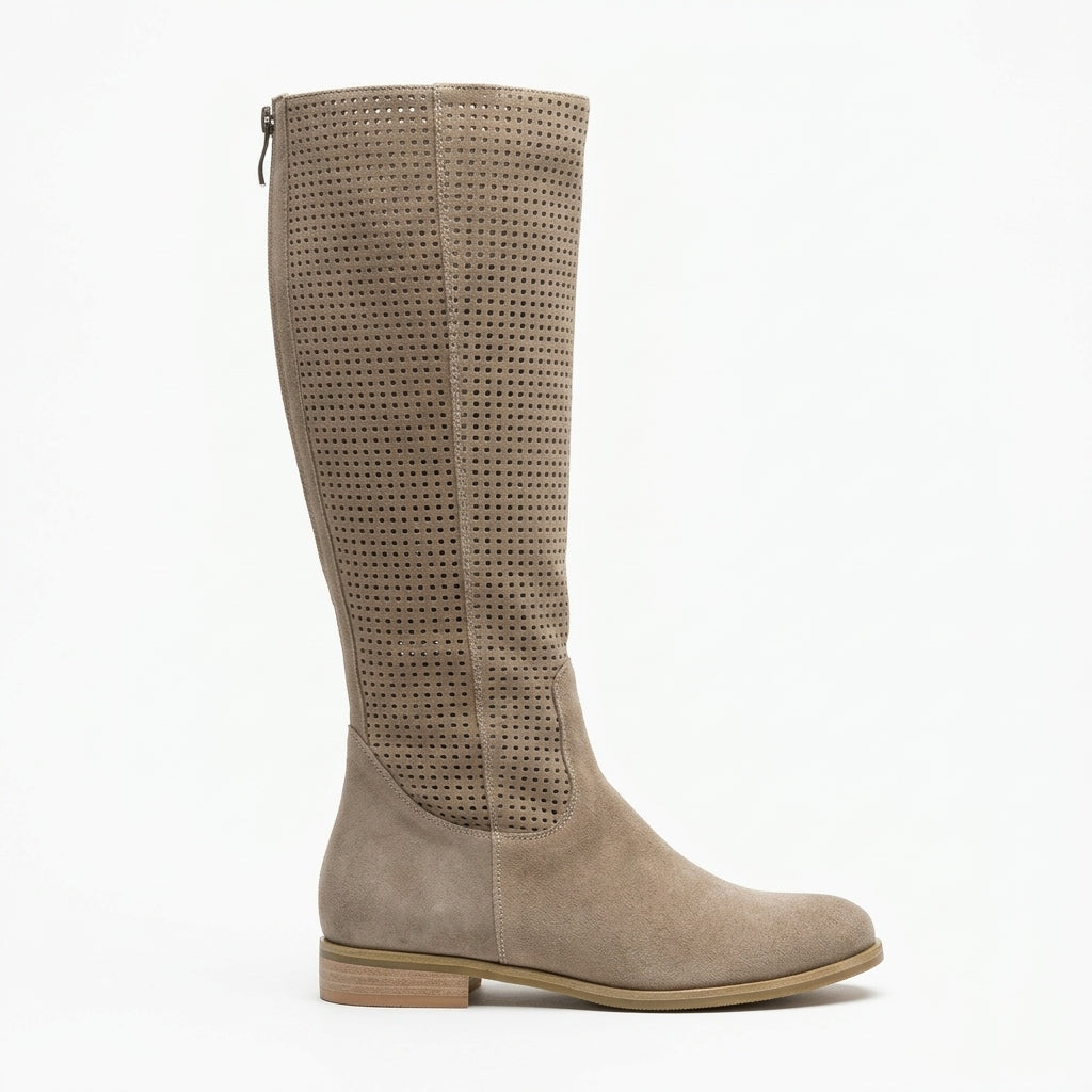 Women's Charming Suede Knee High Boots