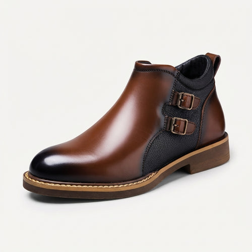 Men's Comfortable Leather Ankle Boots