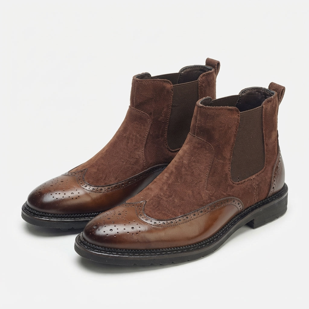 Men's Classic Suede Chelsea Boots