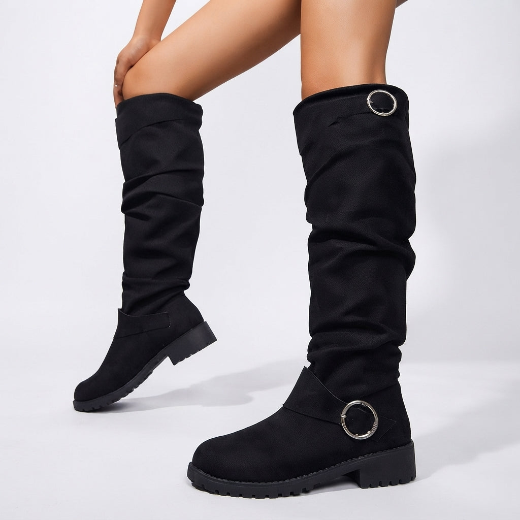 Women's Relaxed Over The Knee High Boots