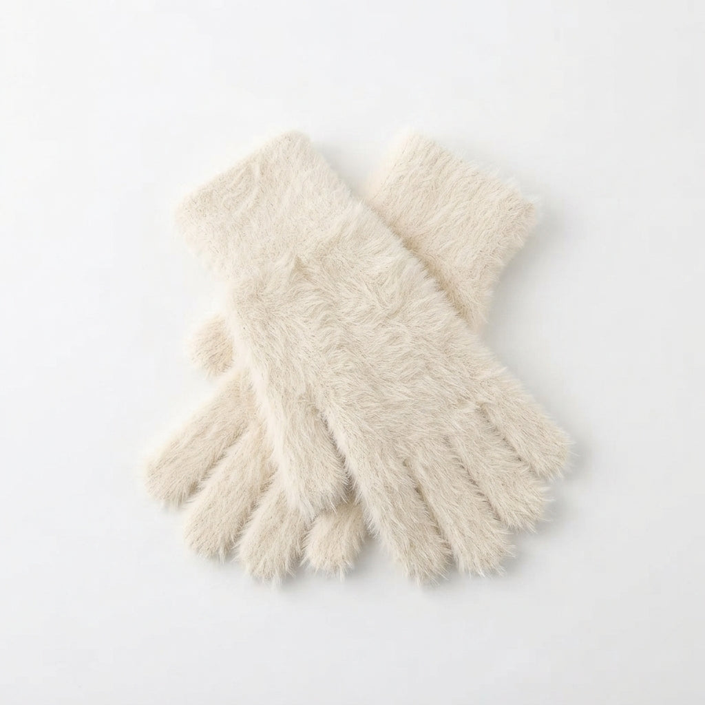 Women's Cosy Plush Five-Finger Winter Gloves