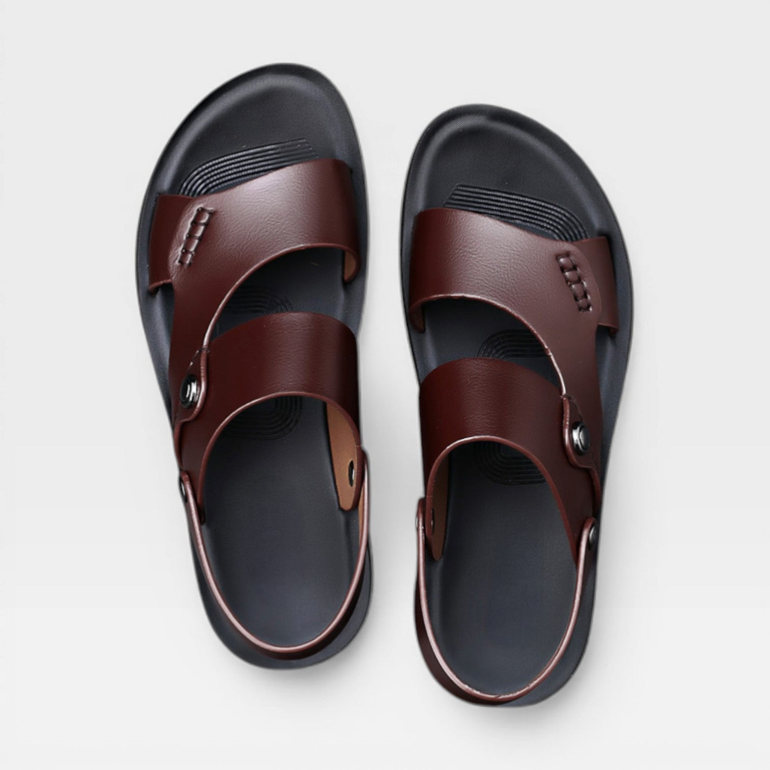 Men’s Classic Leather Sandals for Warm Weather