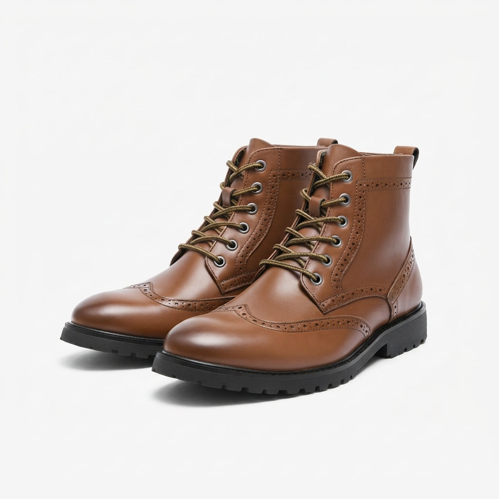 Men's Classic Leather Combat Boots