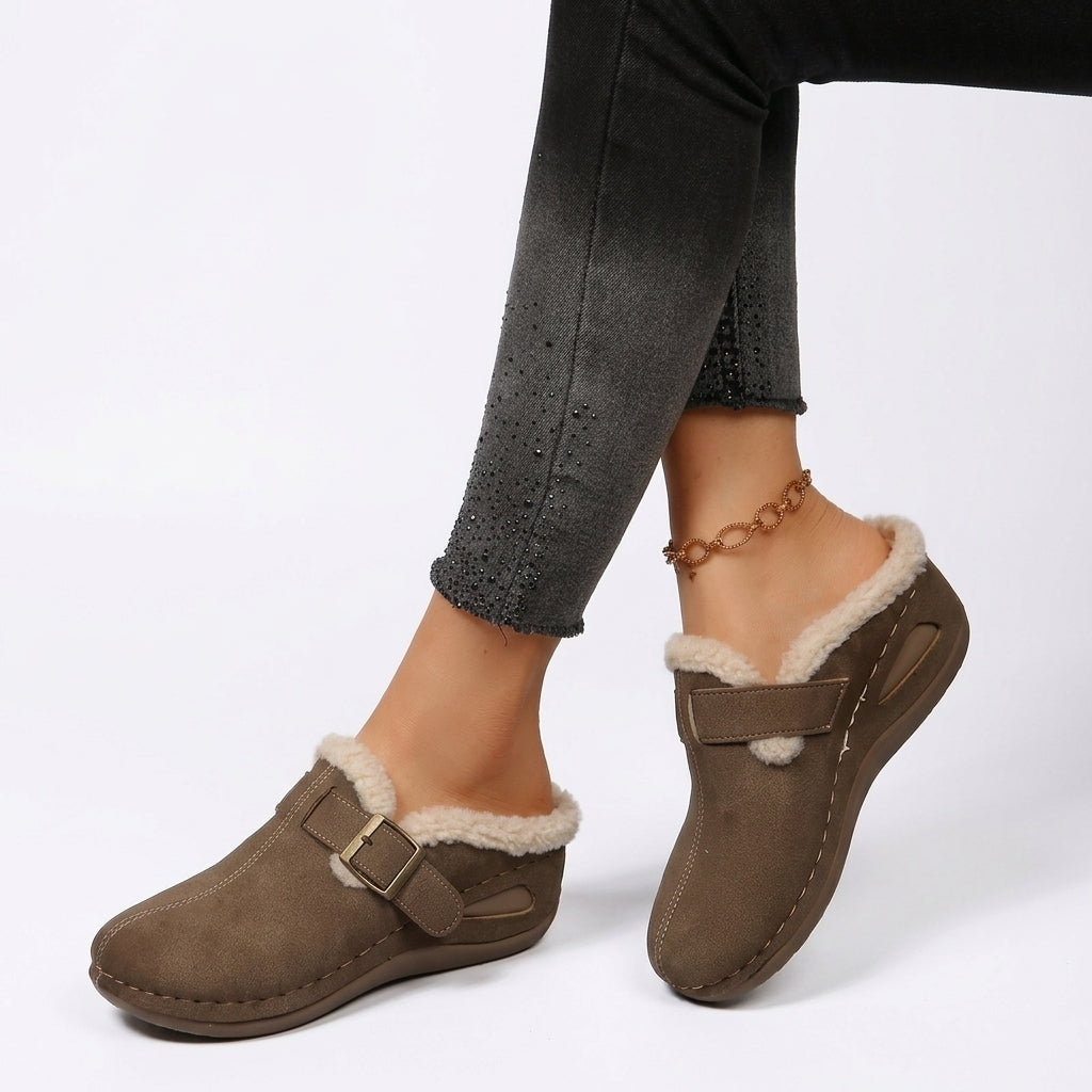 Women's Cosy Fleece-Lined Moccasin Slippers