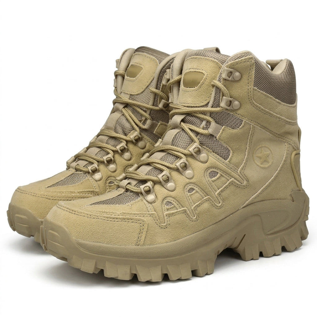 Men's Rugged Waterproof Walking Boots
