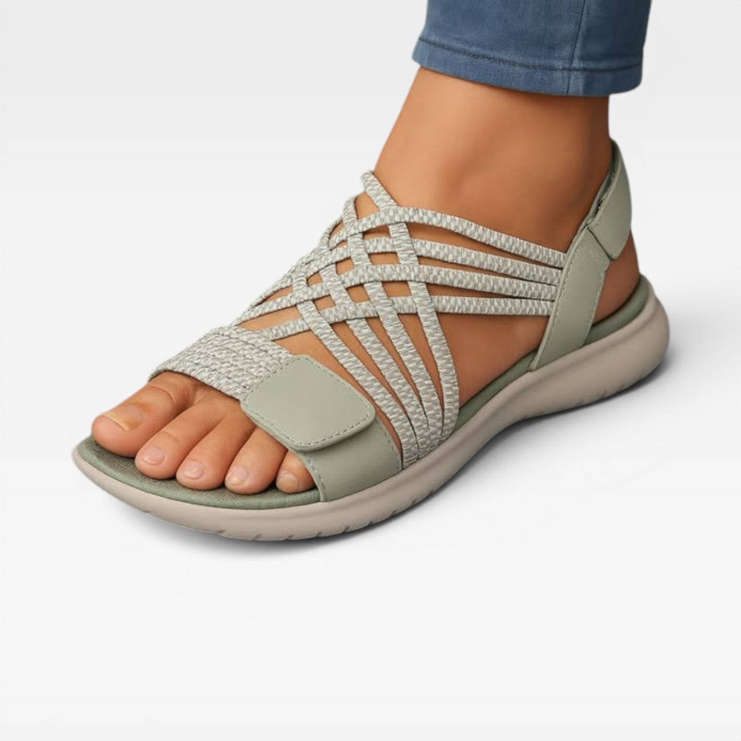 Women's Walking Sandals – Comfortable Open Toe Cushioned Summer Slides