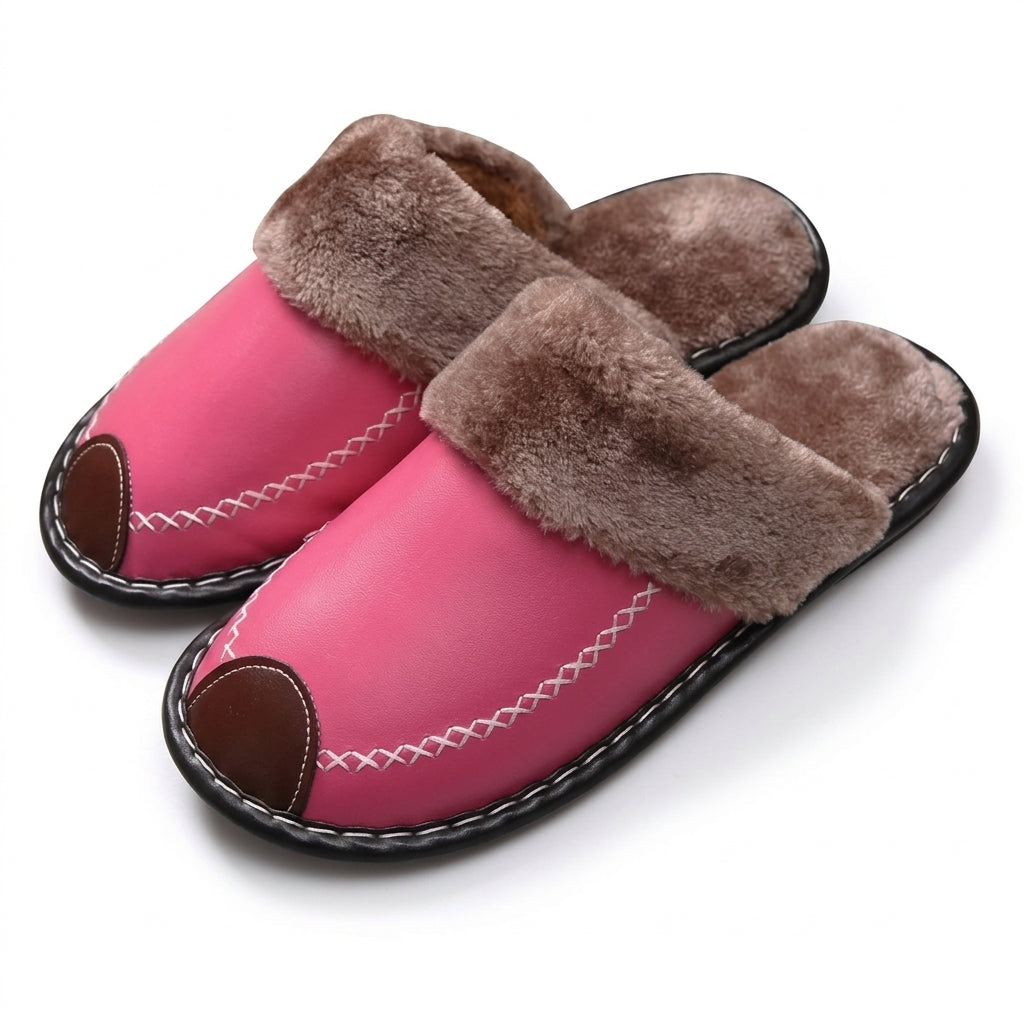 Women's Cosy Leather Slippers