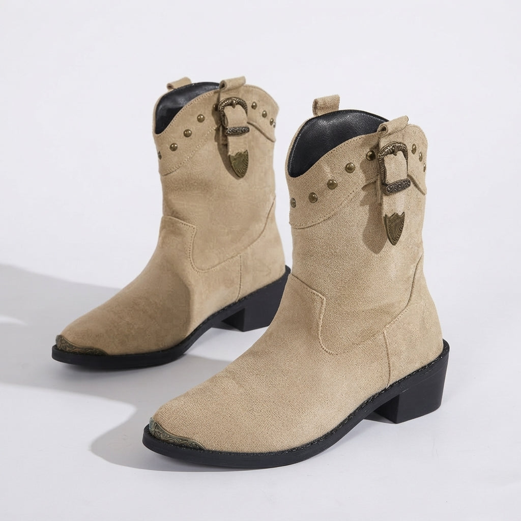 Women's Biker Cowboy Boots