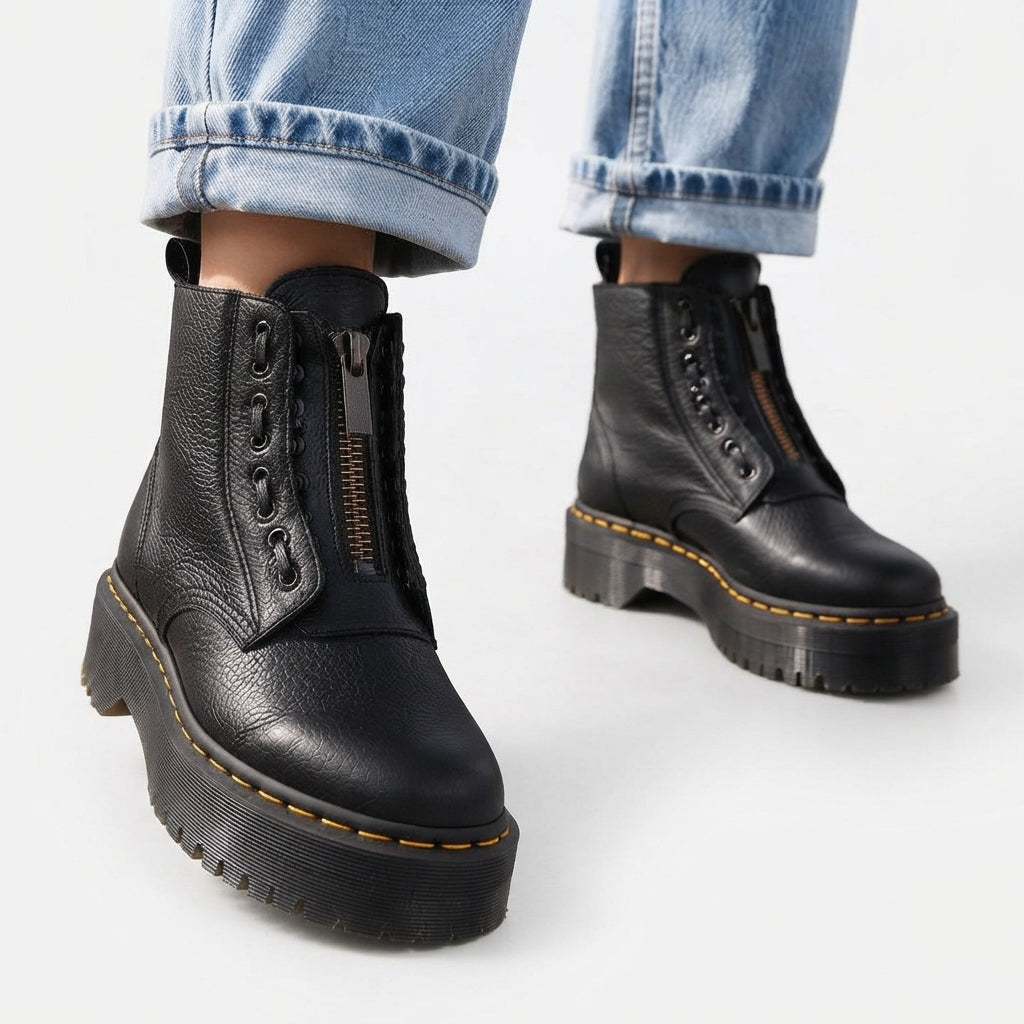 Women's Chic Platform Combat Boots