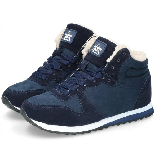 Men's Cosy Fleece-Lined High-Top Winter Trainers