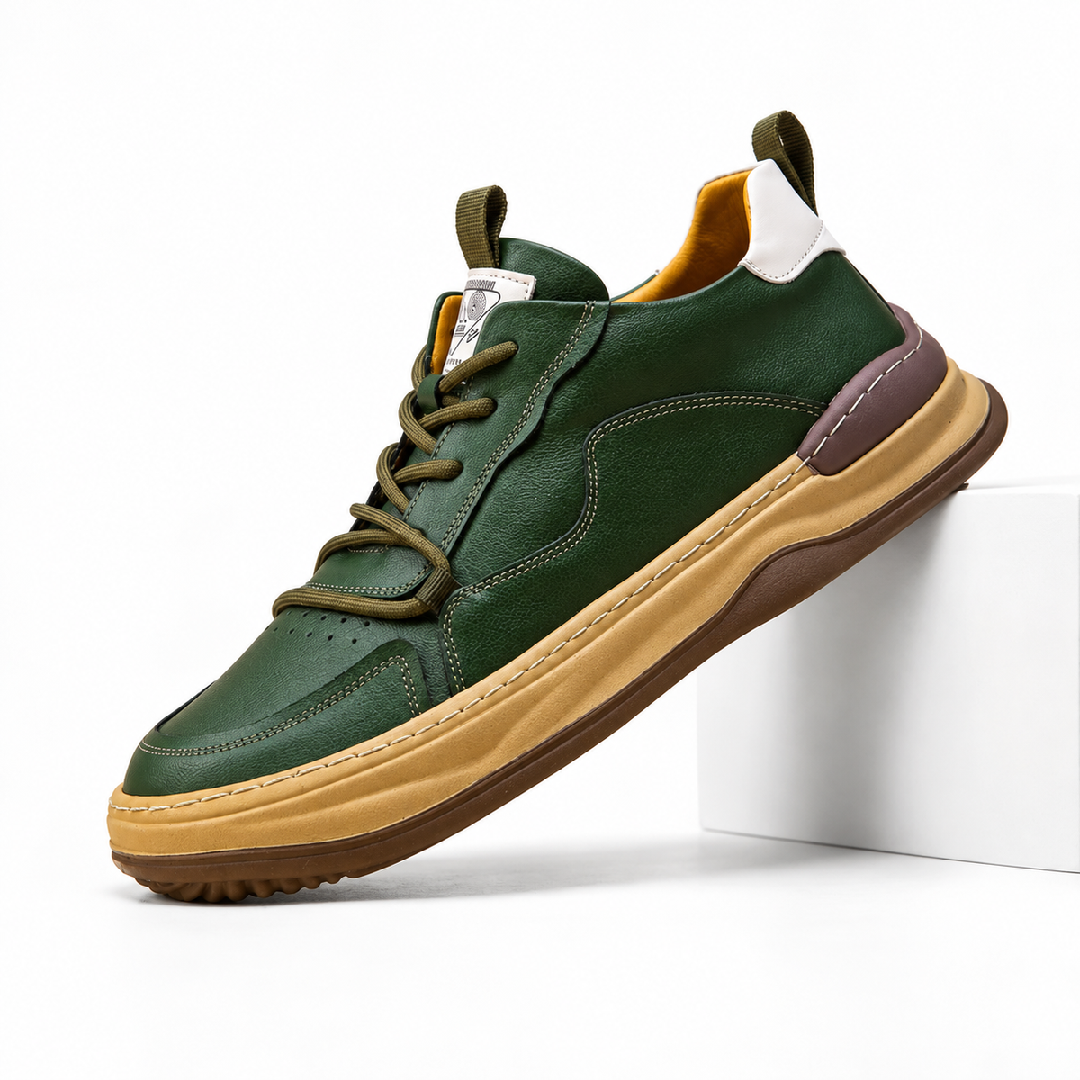 Men's Leather Urban Trainers