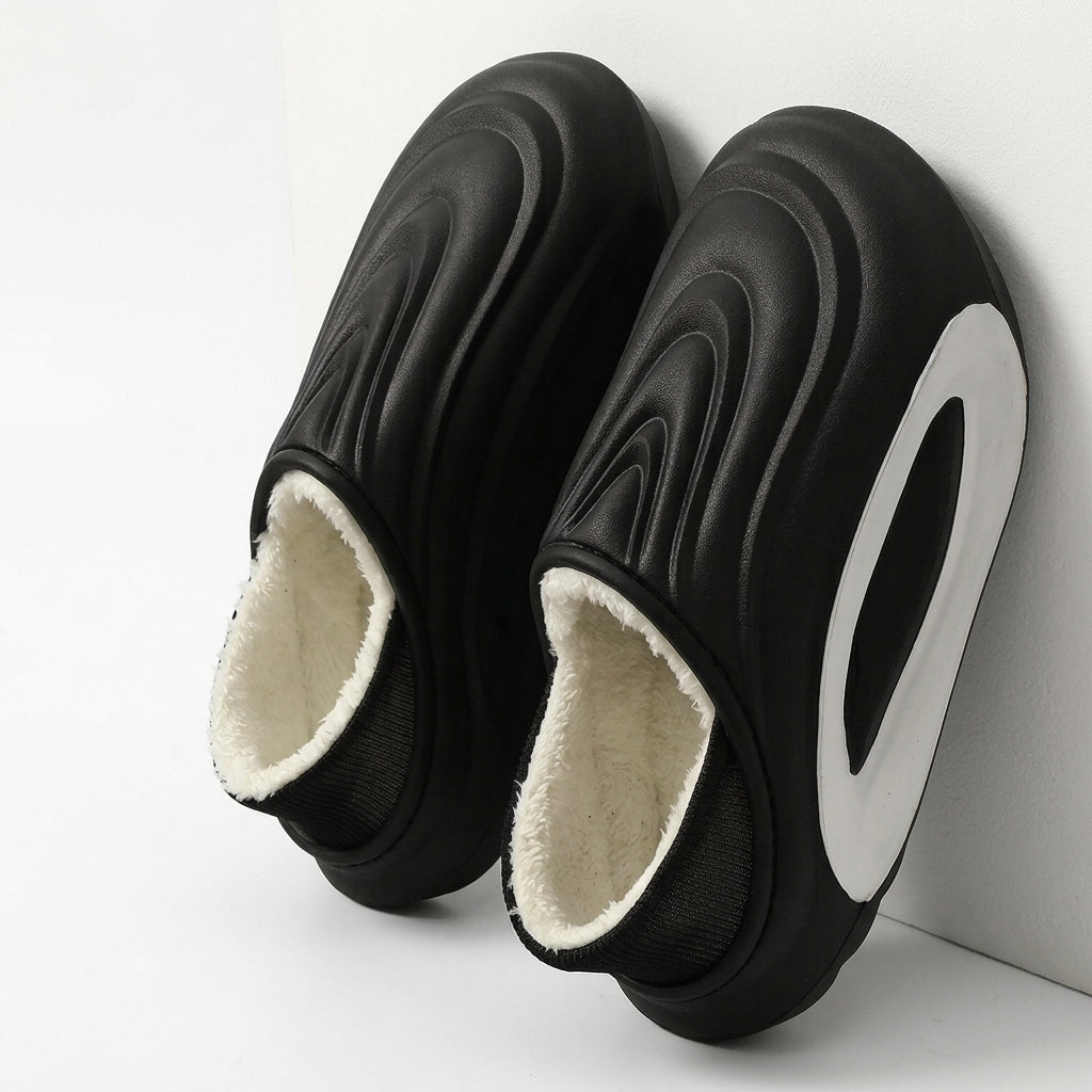 Men's Cosy Plush-Lined Winter Slippers