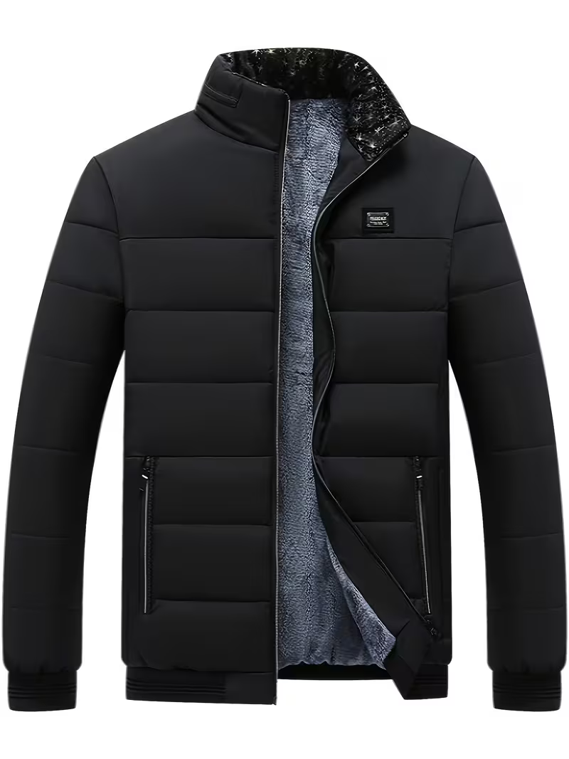 Men's Cosy Padded Stand Collar Jacket