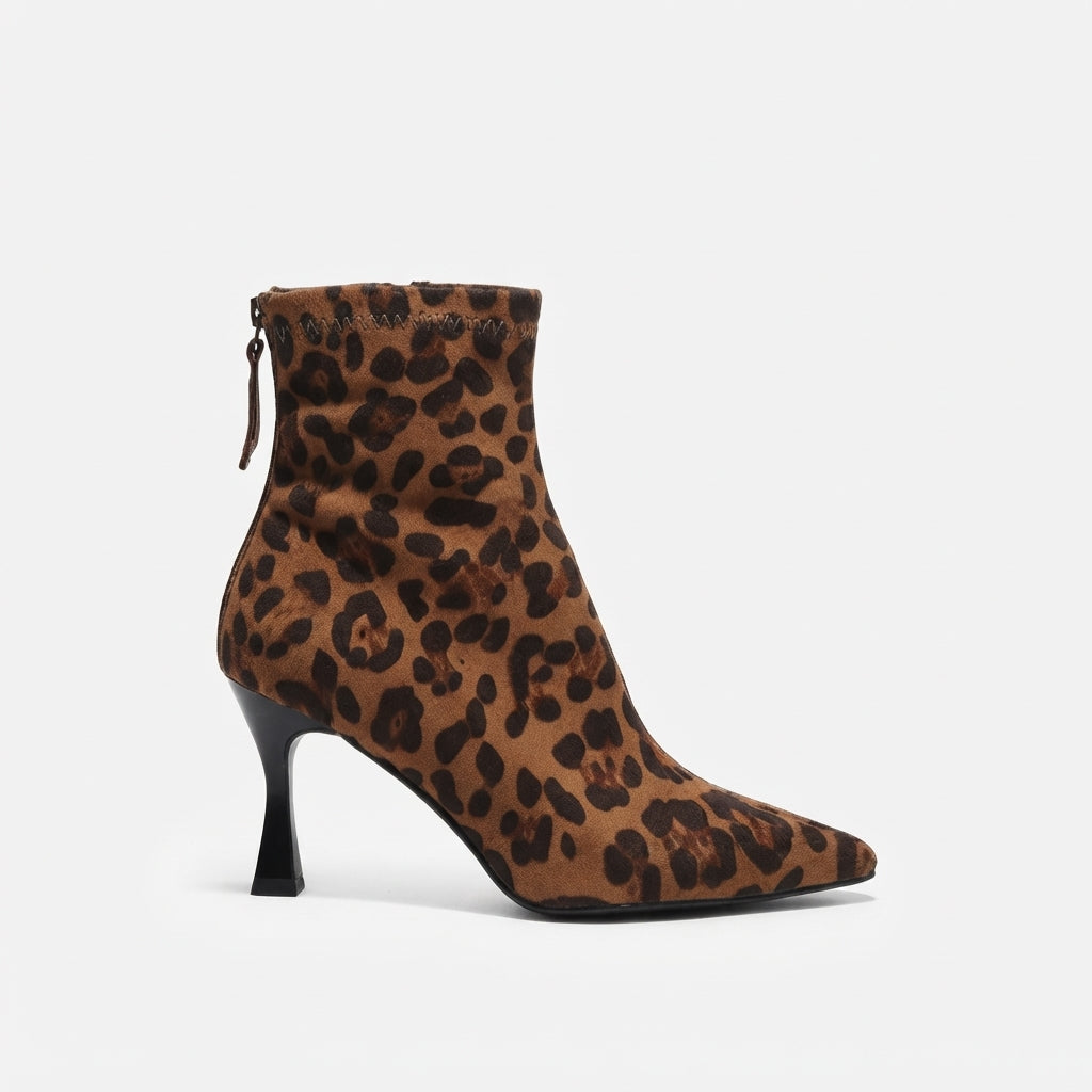 Women's Heeled Pointed Ankle Boots