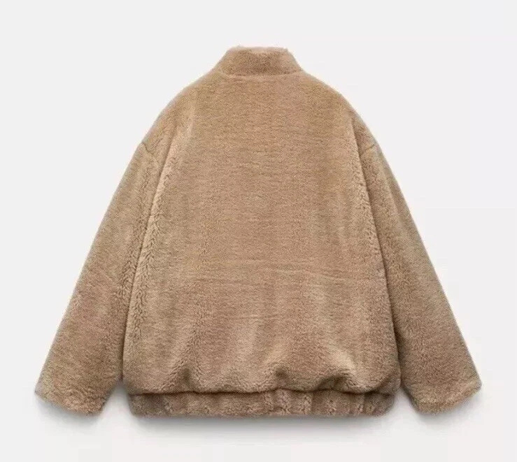 Women's Cosy Oversized Teddy Jacket