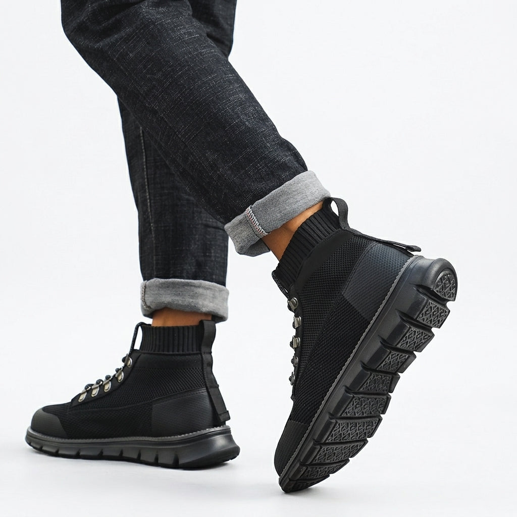 Men's Easygoing Breathable High-Top Trainers