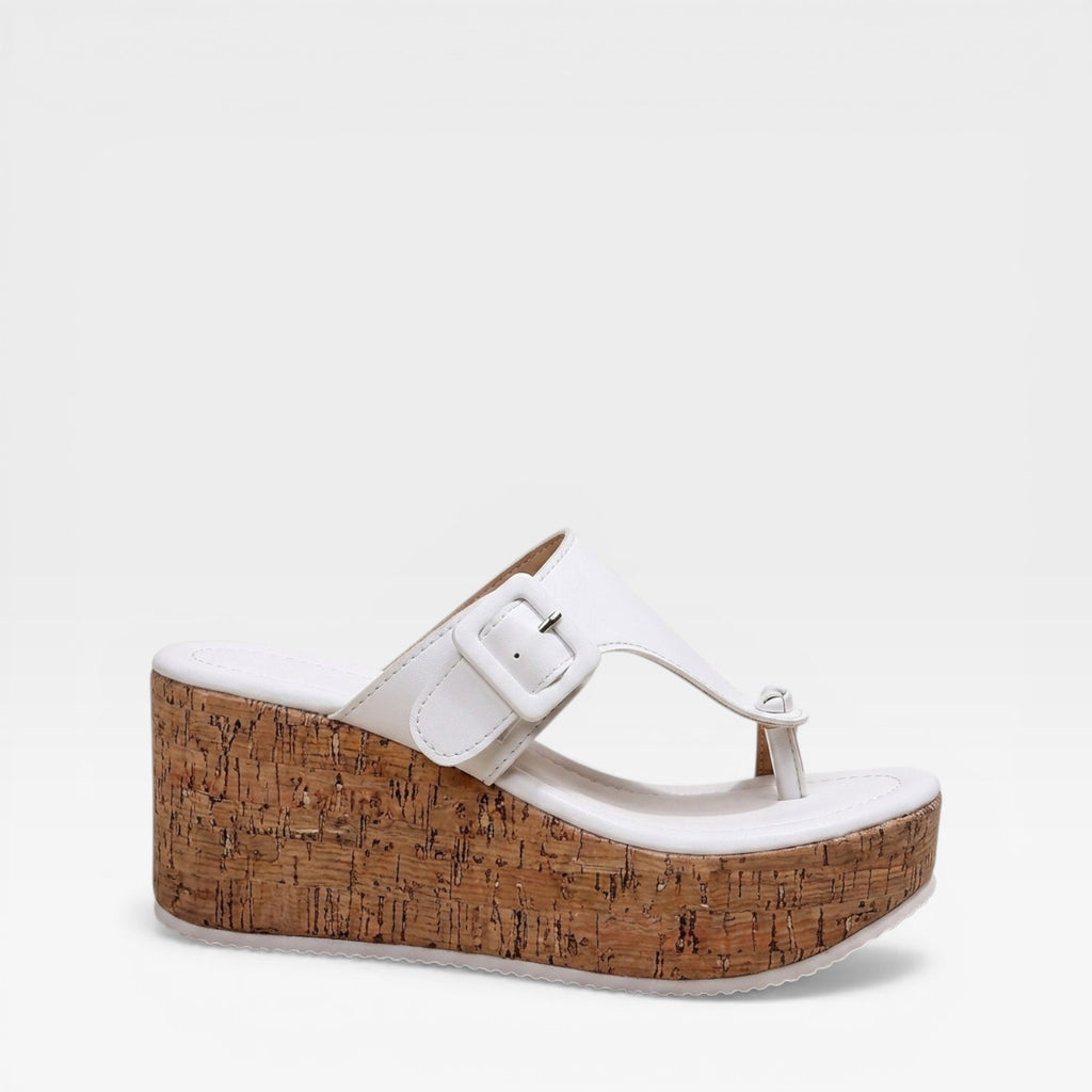 Women’s Platform Wedge Sandals – Comfortable Summer Thong Sandals