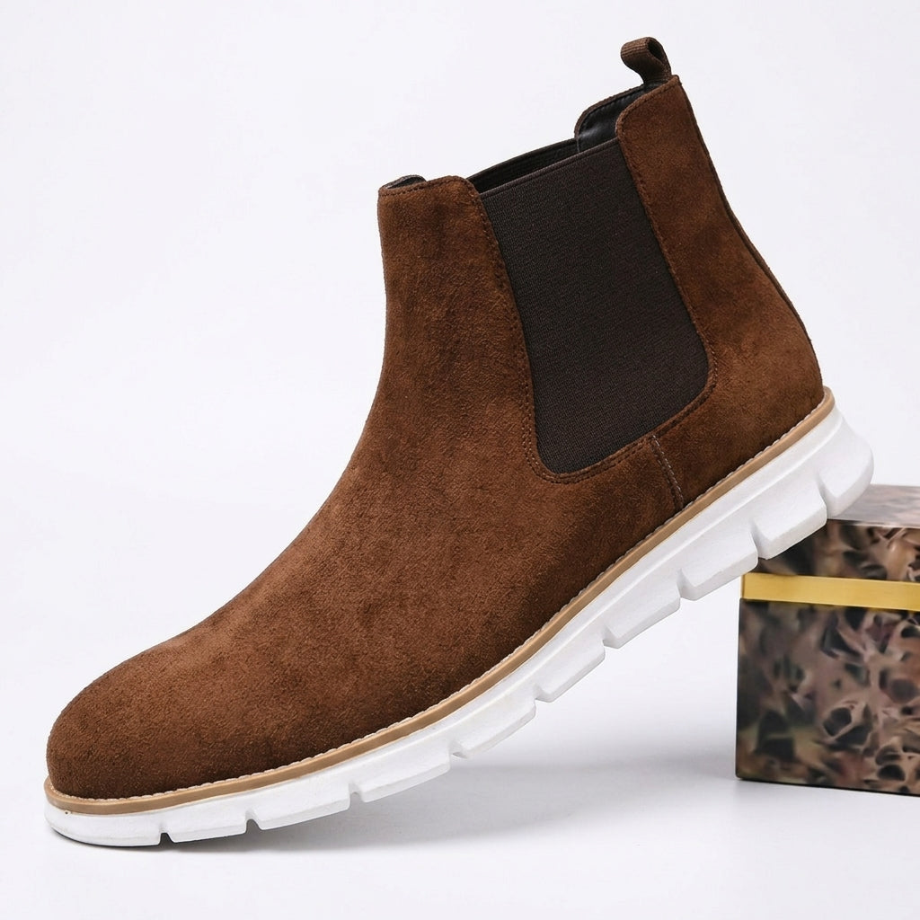 Men's Easygoing Suede Chelsea Boots