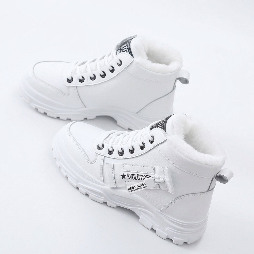 Women's Chic High-Top Platform Trainers
