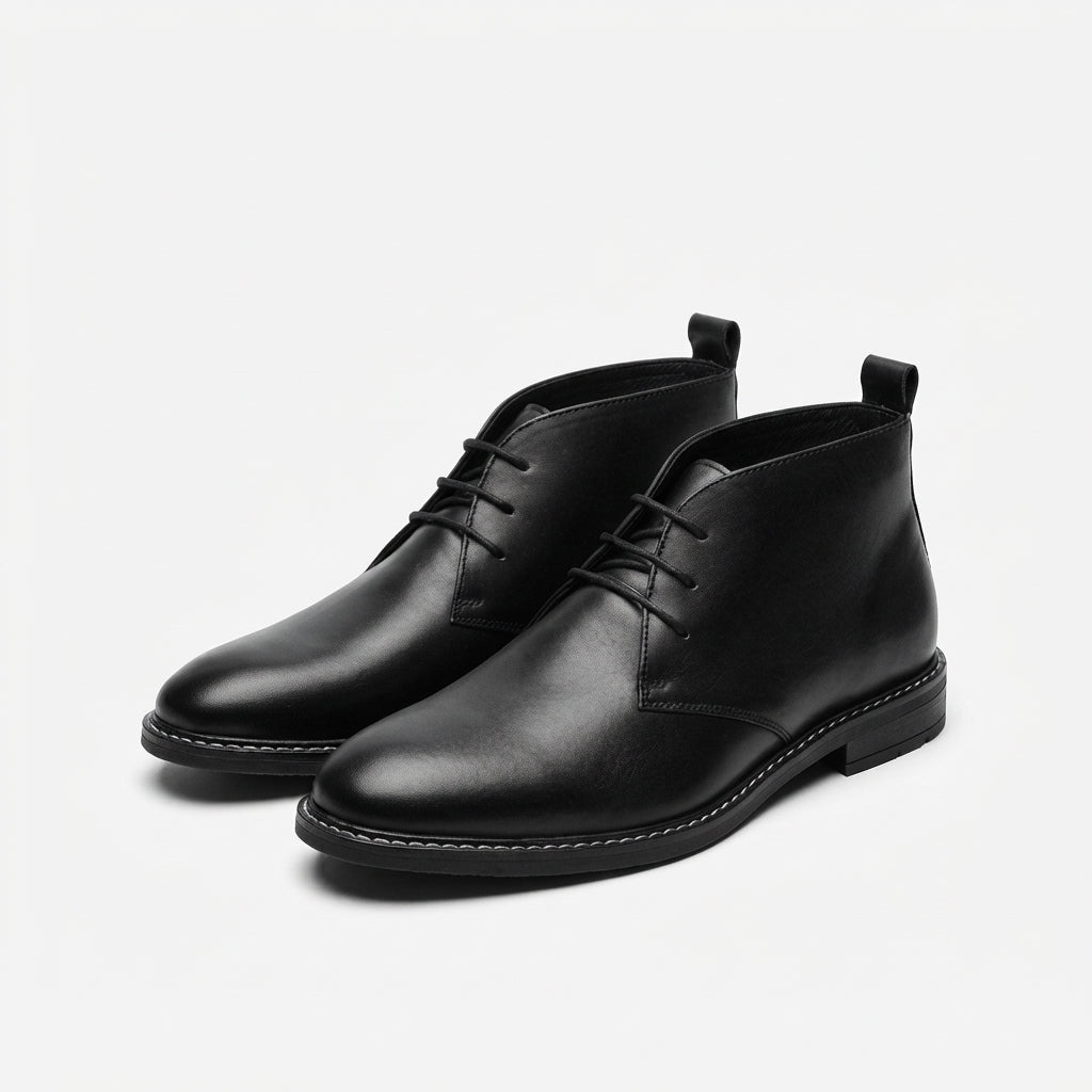 Men's Classic Leather Ankle Boots
