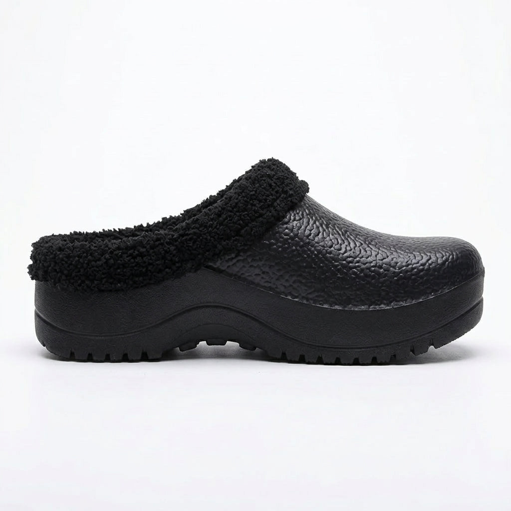 Women's Cosy Fleece-Lined Clog Slippers