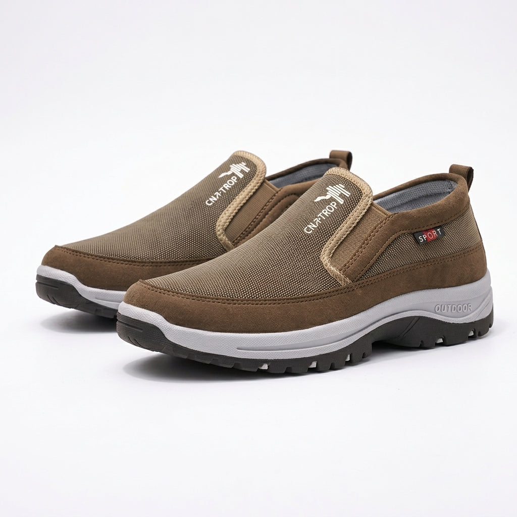 Men's Easygoing Cushioned Slip-On Trainers