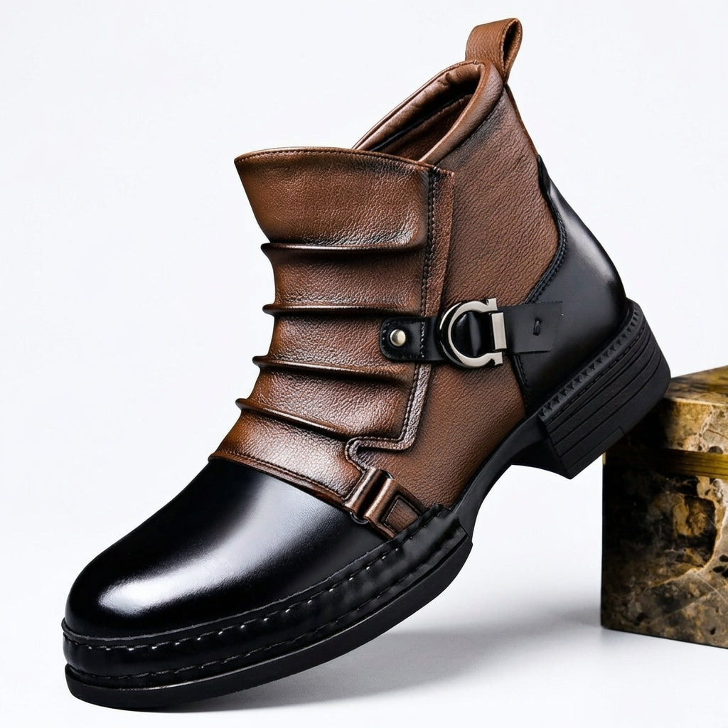 Men's Refined Leather Ankle Boots