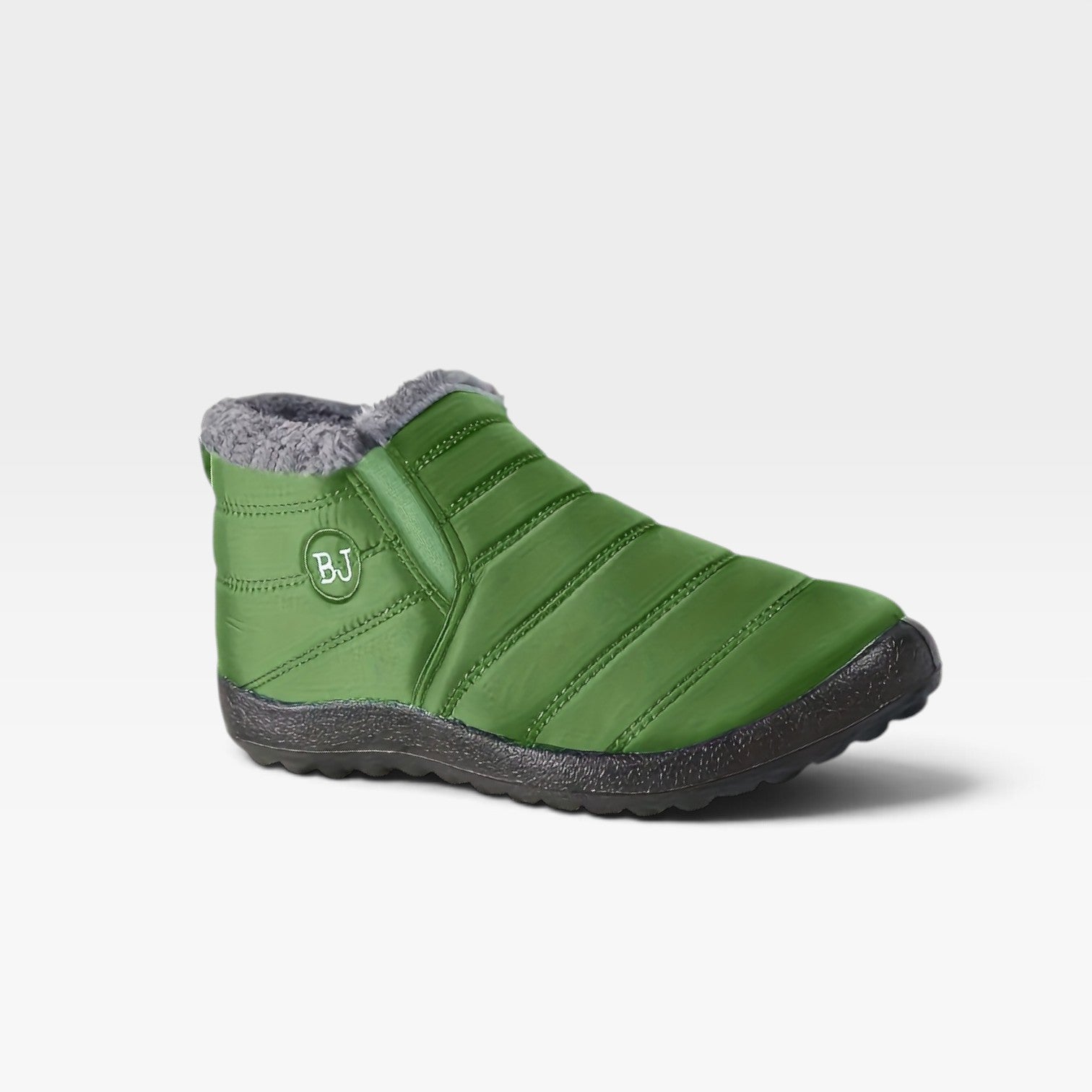 Women's Quilted Winter Boots – Fur Lined Waterproof Slip On Ankle Boots
