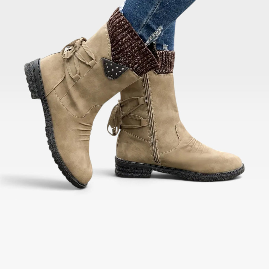 Bottes d’hiver pour femme doublées en polaire
