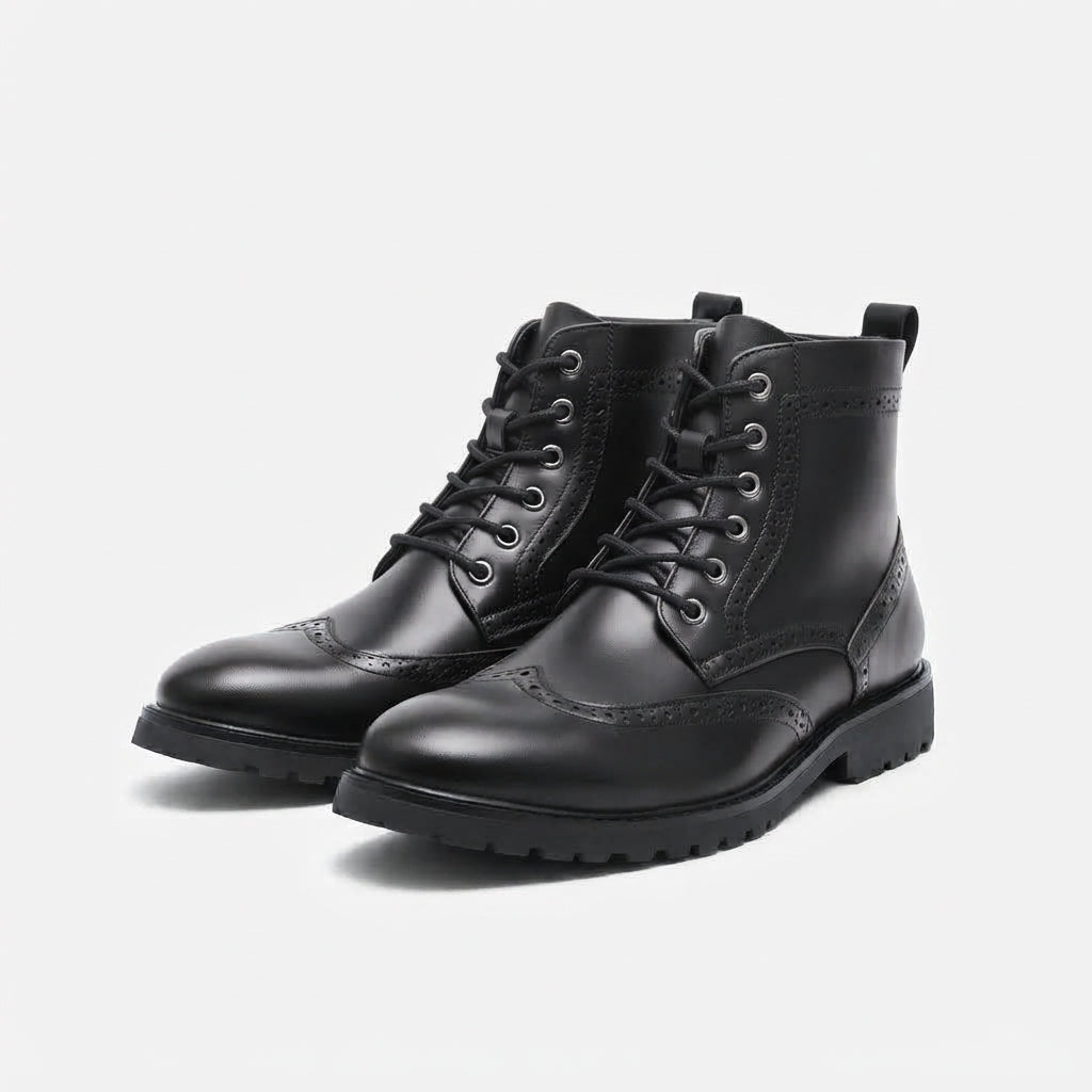 Men's Classic Leather Combat Boots