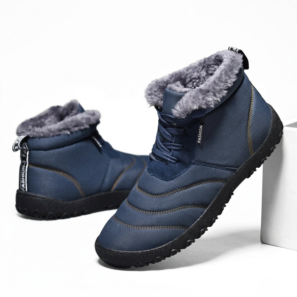 Men's Cosy Lace-Up Snow Boots