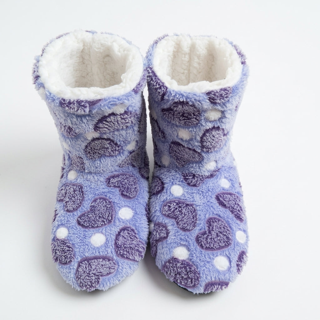 Women's Cosy Plush-Lined Slipper Boots