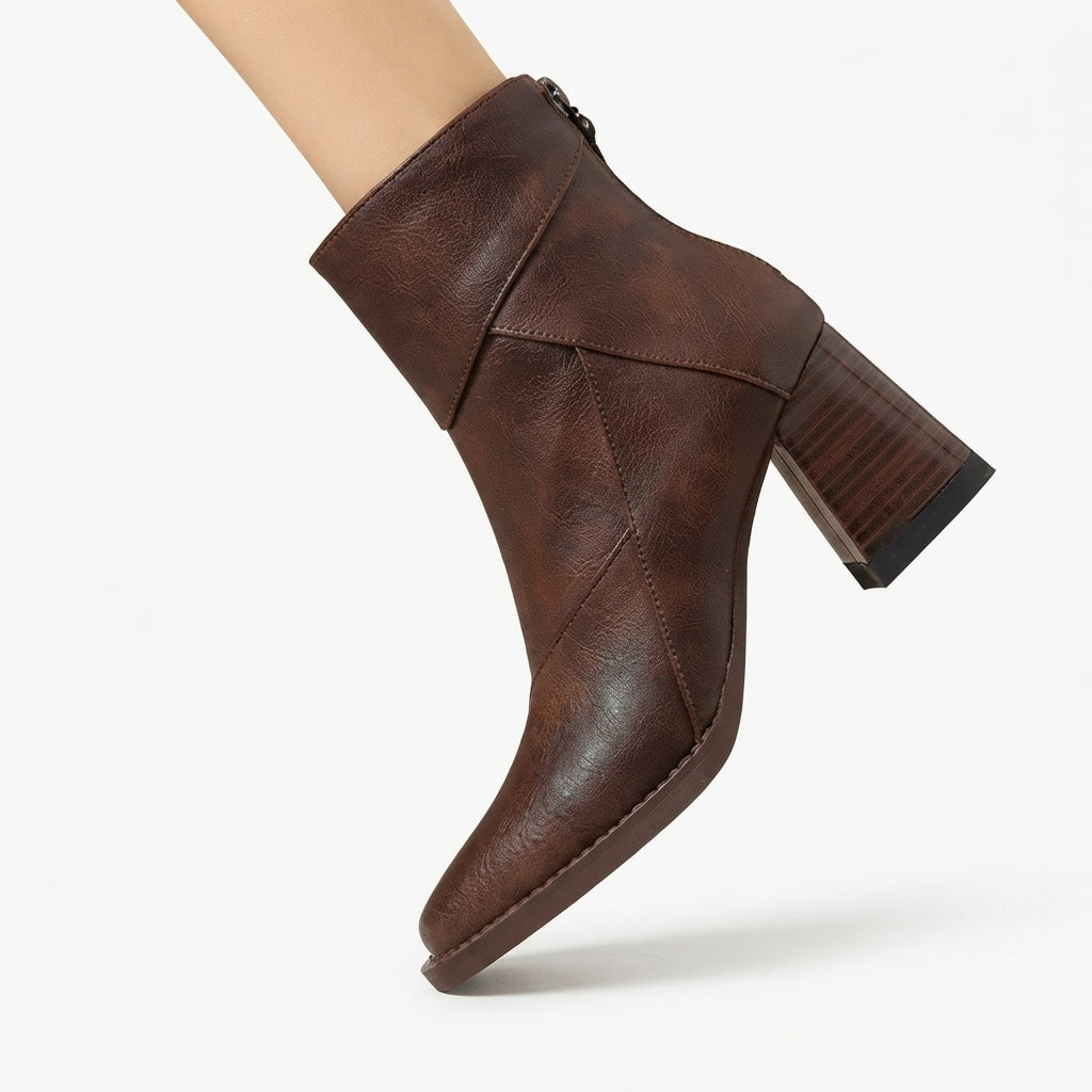 Women's Elegant Heeled Ankle Boots