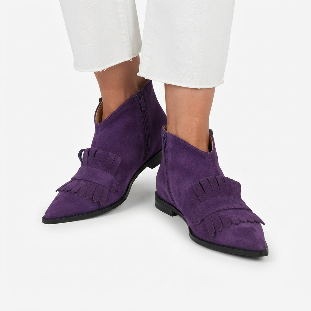Women's Sophisticated Suede Ankle Boots