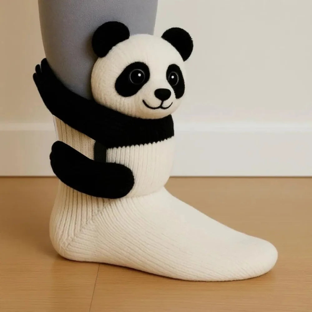 Knit Animal Socks – Soft 3D Design Cozy Ankle Socks