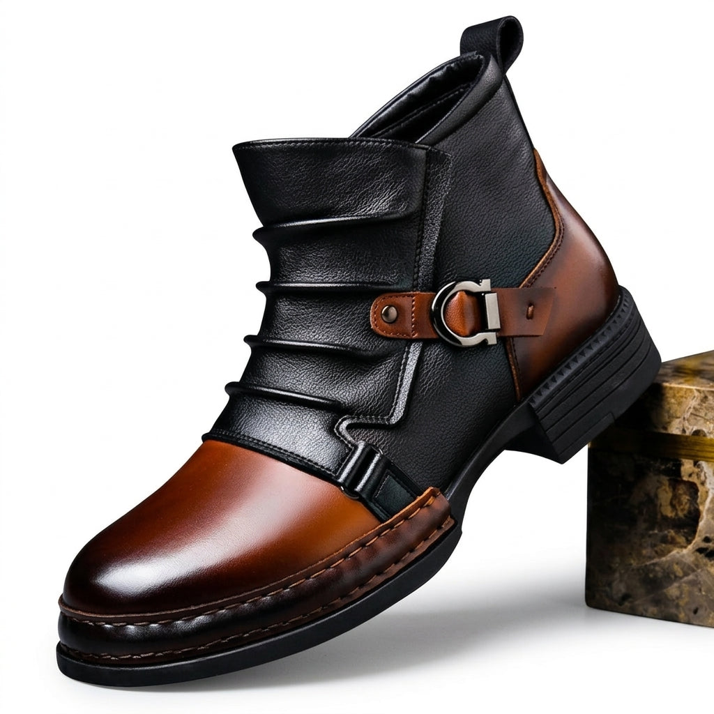 Men's Refined Leather Ankle Boots