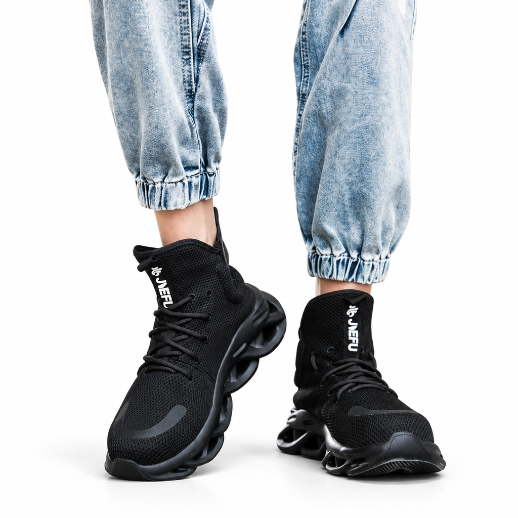 Men's Orthopedic High-Top Toe Safety Trainers