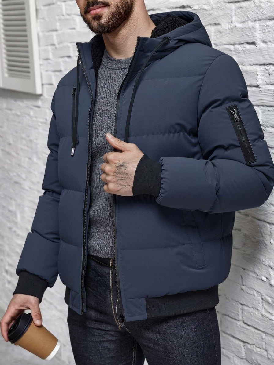 Men's Cosy Hooded Puffer Jacket