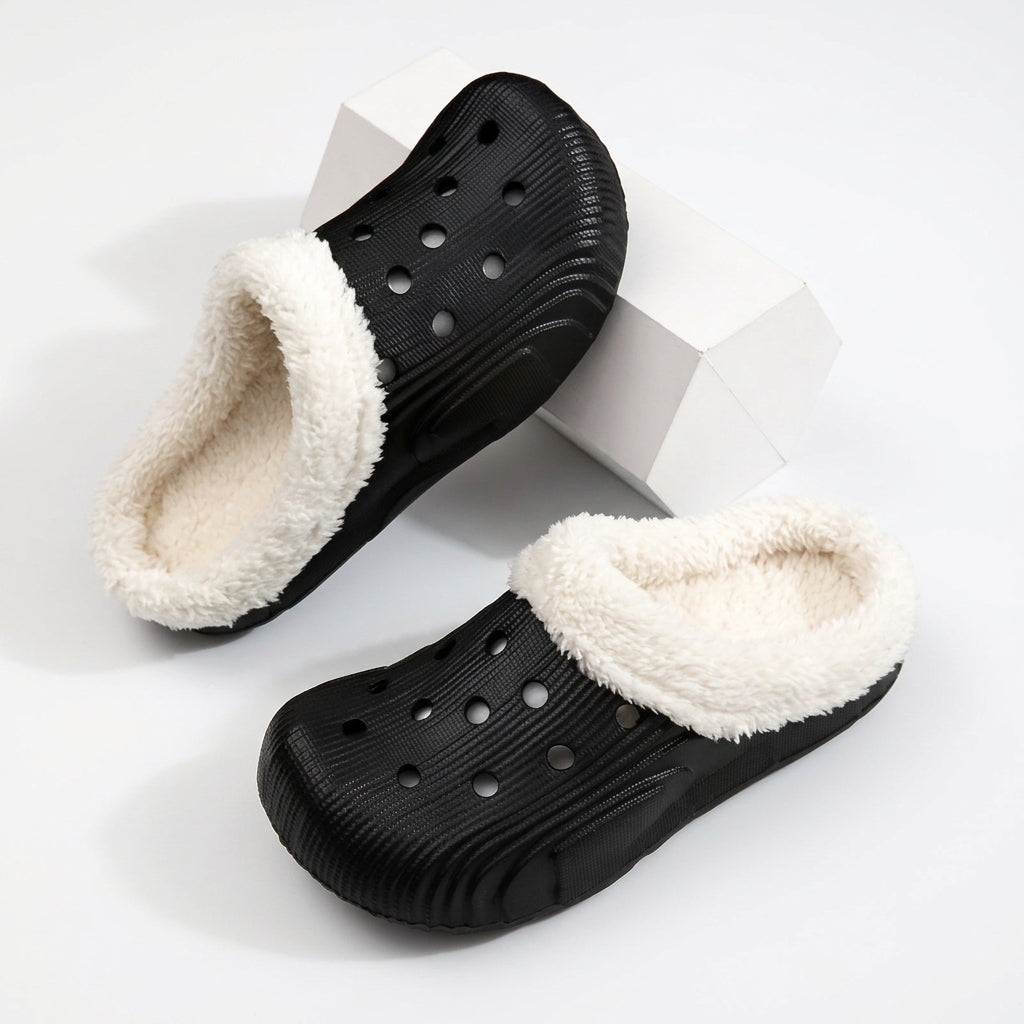 Women's Cosy Fur Lined Clog Slippers