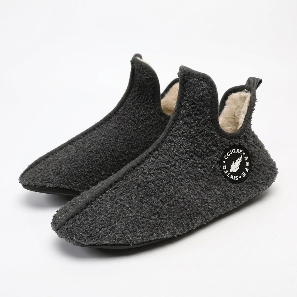 Men's Cosy Cotton-Lined Slippers