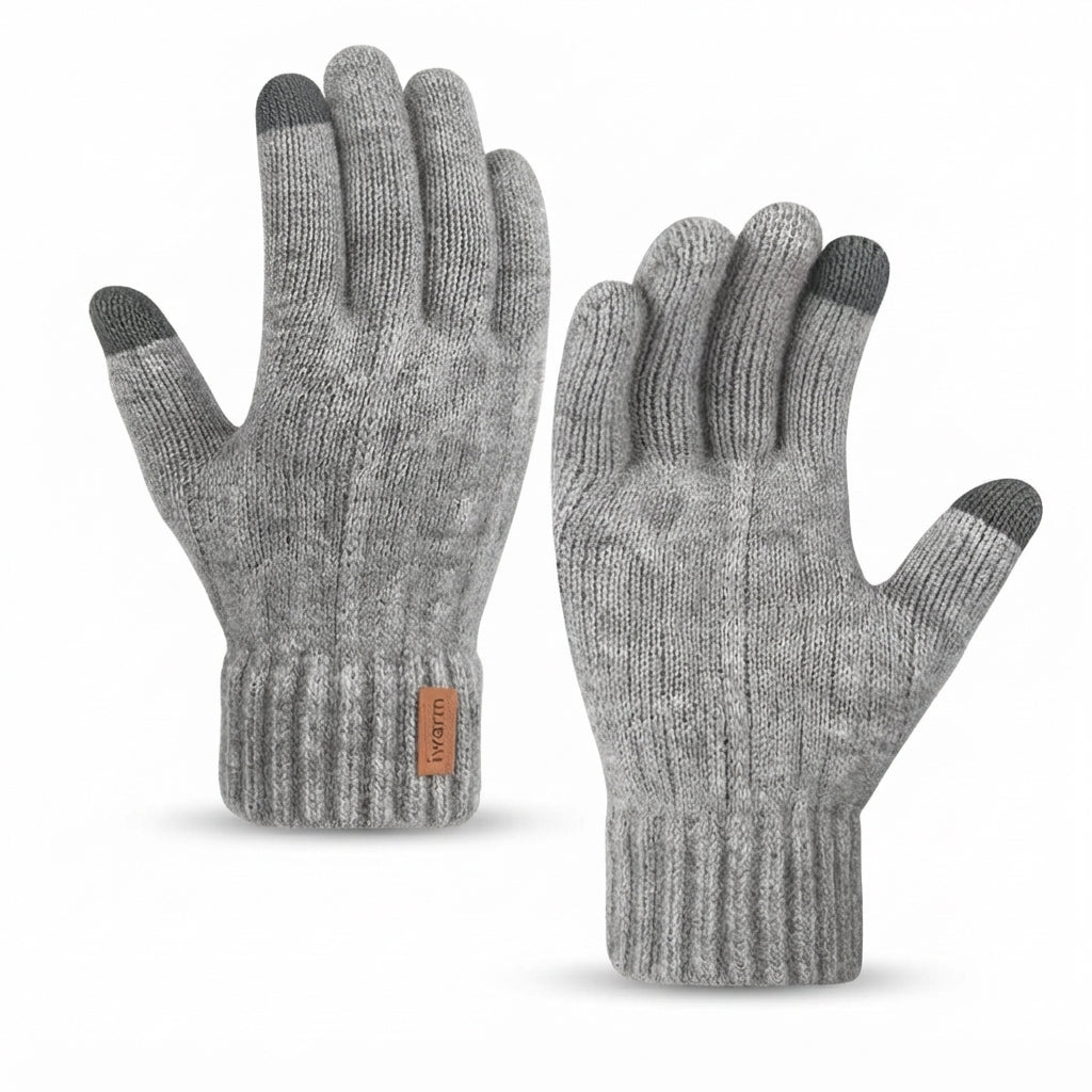 Unisex Cosy Touchscreen Knit Gloves