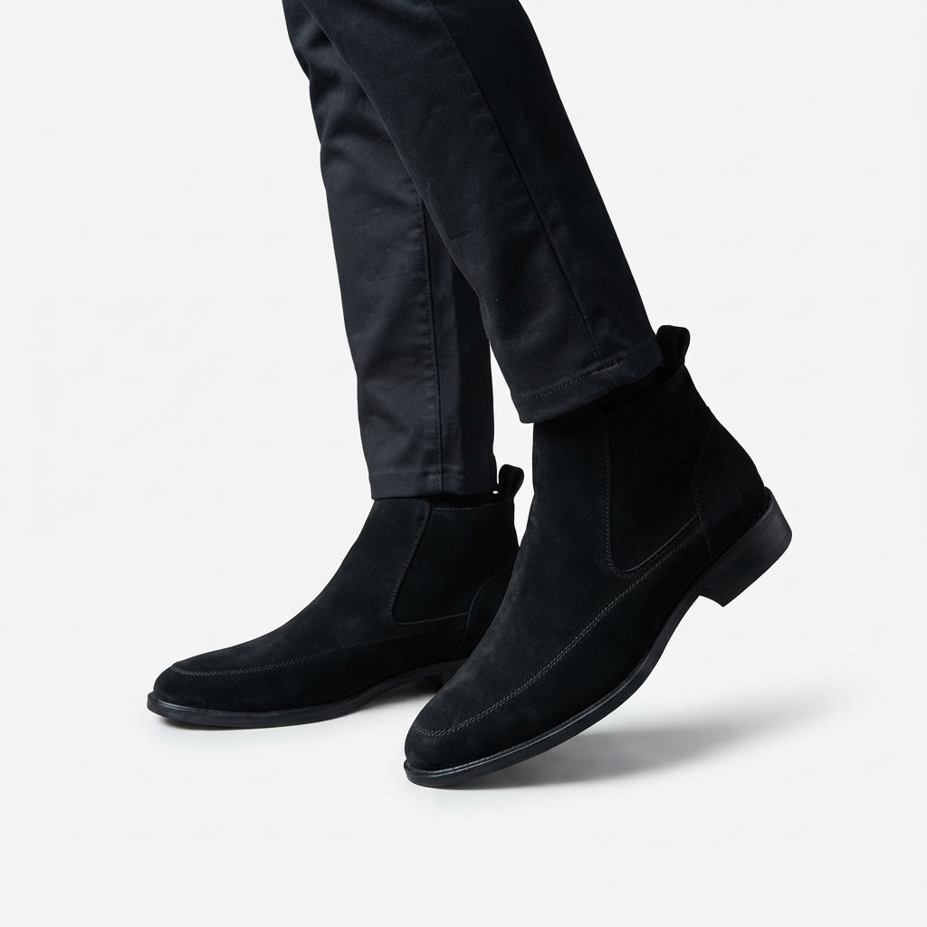 Men's Classic Suede Chelsea Boots