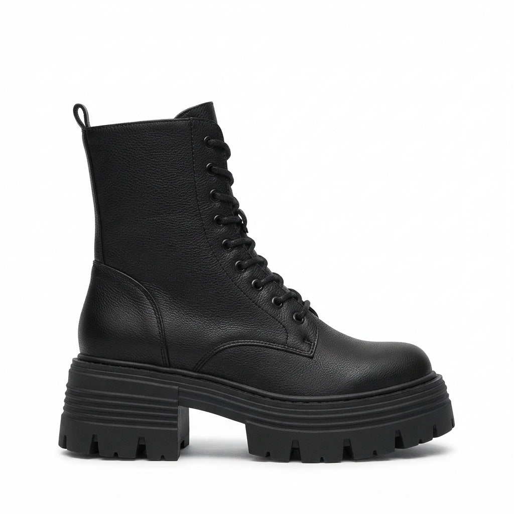 Women's Stylish Platform Combat Boots